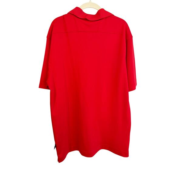 Panda Express Uniform Size XL Red Polo Shirt Log Embroidered Work Short Sleeve - Picture 2 of 6